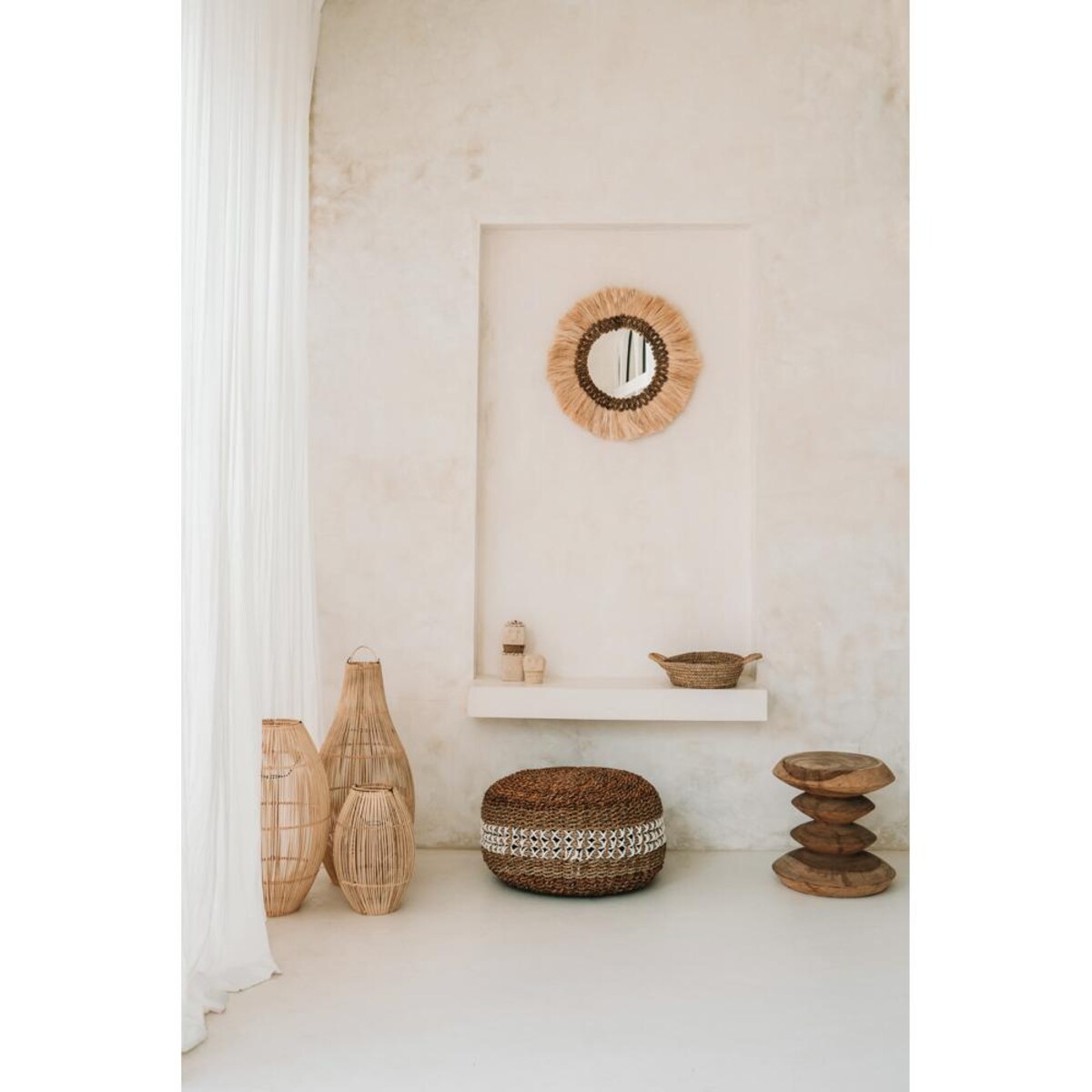 Lampa Zuri - Naturalna - S