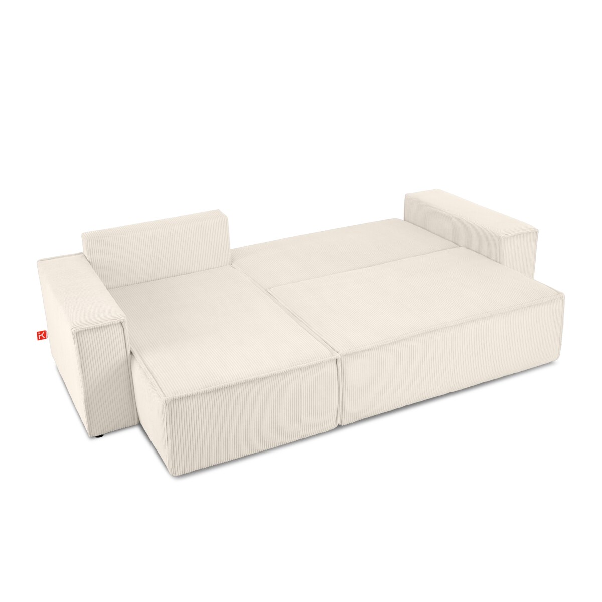 KONSIMO NAPI Uniwersalny narożnik z funkcją spania, kolor ecru, prawy/lewy