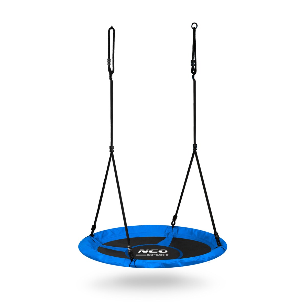 Huśtawka ogrodowa bocianie gniazdo 125 cm Neo-Sport Swingo niebieska