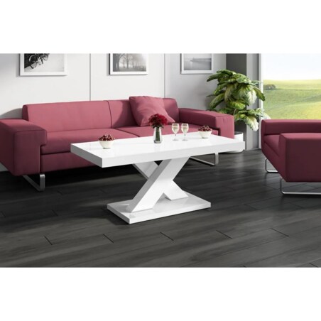 Ława XENON MINI 120x60 biała połysk