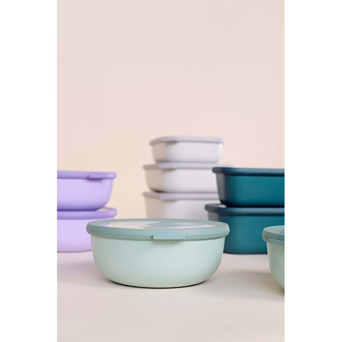Zestaw 3 misek Cirqula okrągła 500 1000 2000 Nordic Jade 106231094700