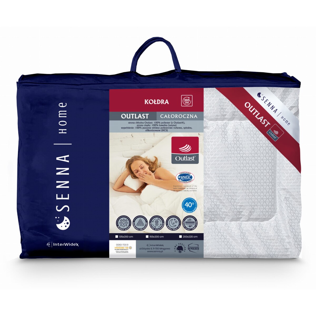 Kołdra letnia 200x220 OUTLAST Senna Home