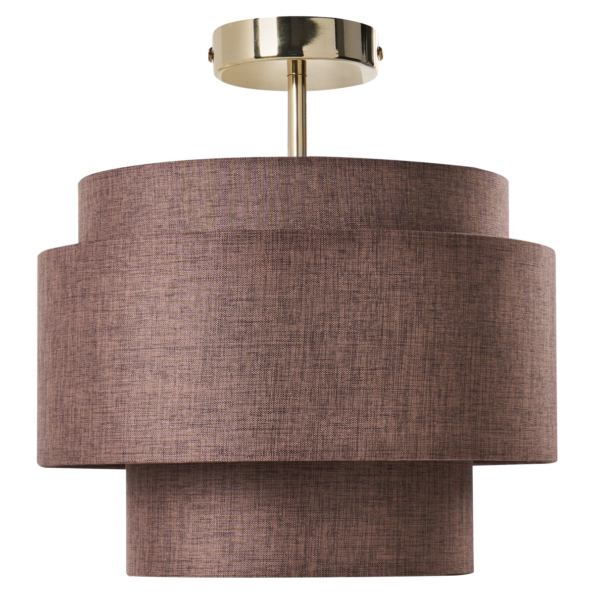 Lampa wisząca LUKAGO Len Brązowy