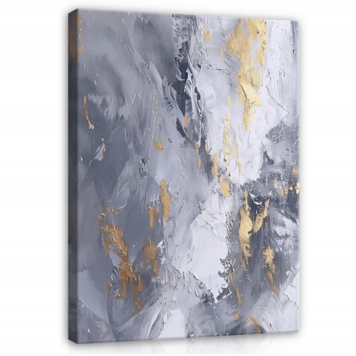 OBRAZ MARMUR ZŁOTO ABSTRAKCJA NA PŁÓTNIE ŚCIANĘ DO SYPIALNI SALONU 60x40