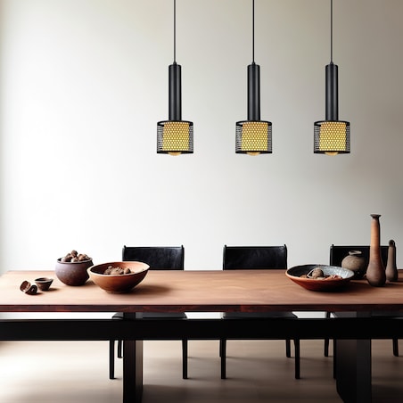 Lampa wisząca Light Prestige Amo czarny 3 x E27 1 szt.