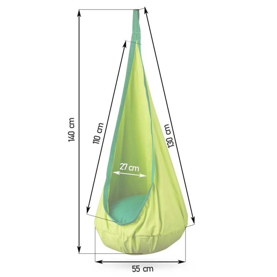 Kokon huśtawka bujak fotel wiszący dla dzieci Neo-Sport