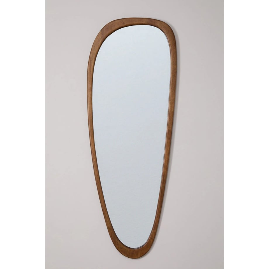 Lustro ścienne z drewna dębowego Arbidel 80 x 220 cm