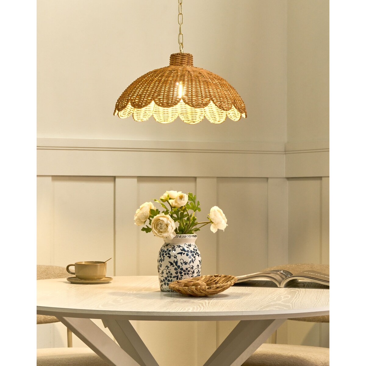 Lampa wisząca KUKULE Rattan Naturalny