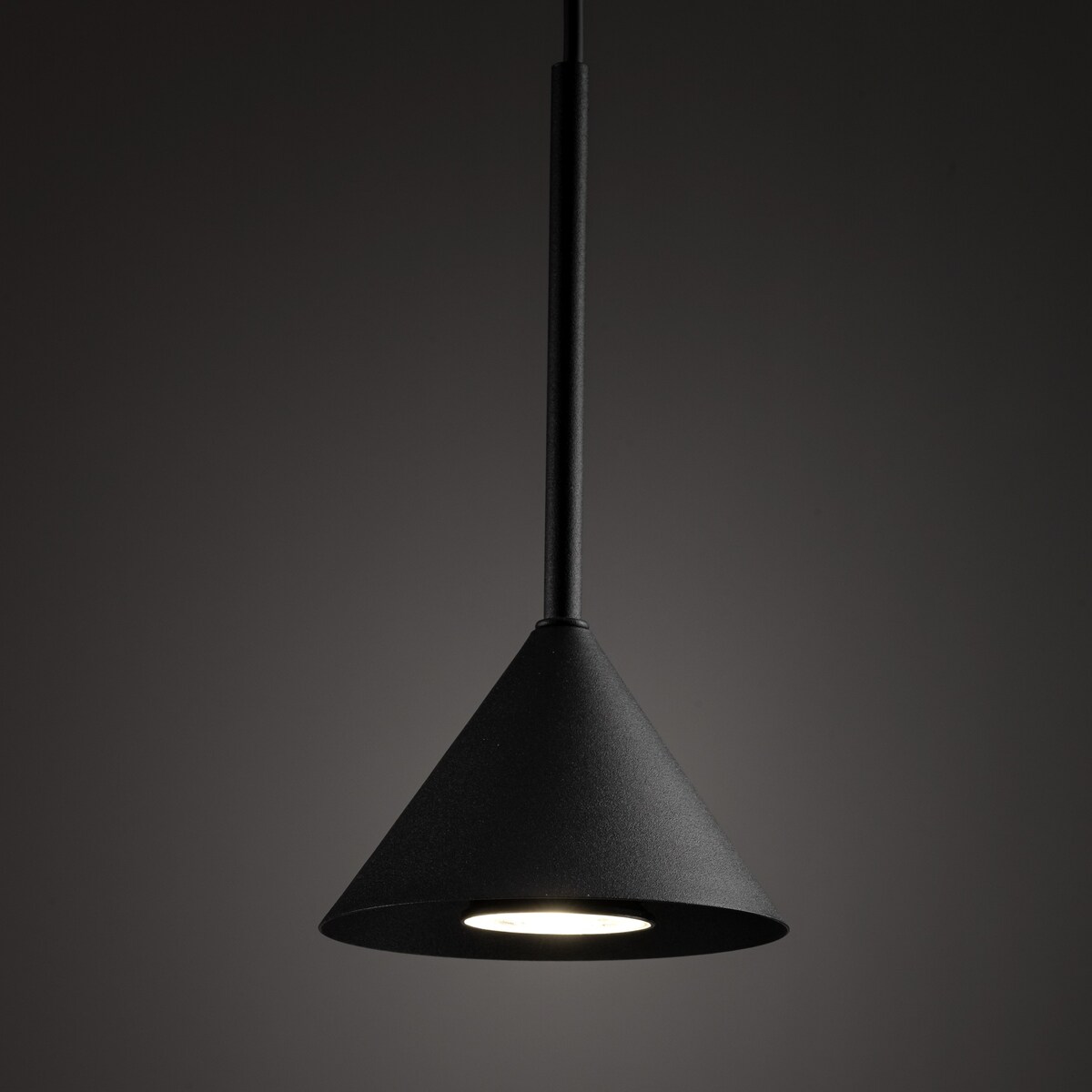 Lampa wisząca czarna CONO BLACK MINI 10304 TK Lighting GU10 metalowa minimalistyczna regulowana do salonu kuchni jadalni