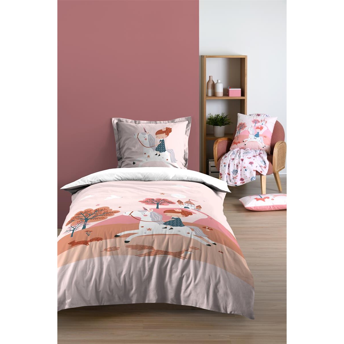 Kocyk dla przedszkolaka CYRIELLE, 130 x 160 cm