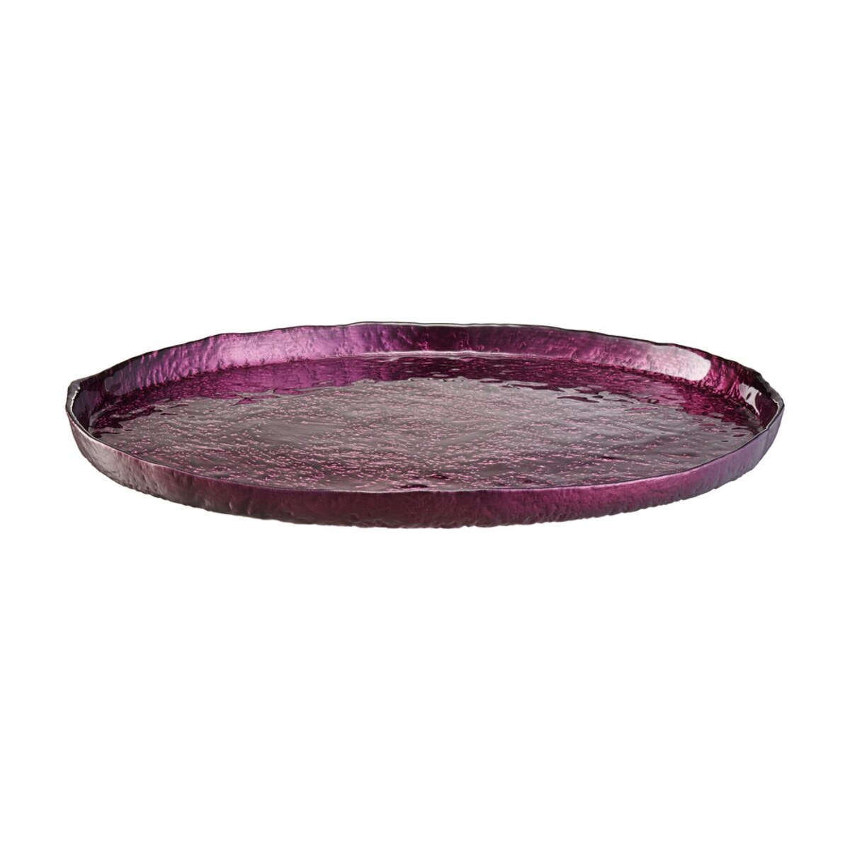 VILLA ITALIA Talerz do ciasta szklany 27 cm AMETISTA