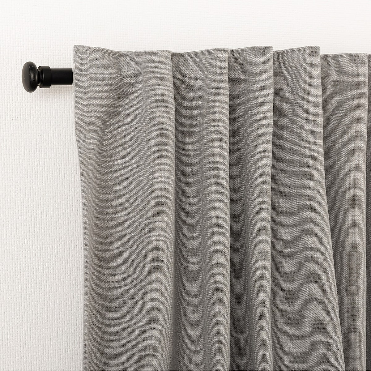 Zasłona gotowa na taśmie marszczącej 140x280cm light grey 1 szt. 140x280 szary