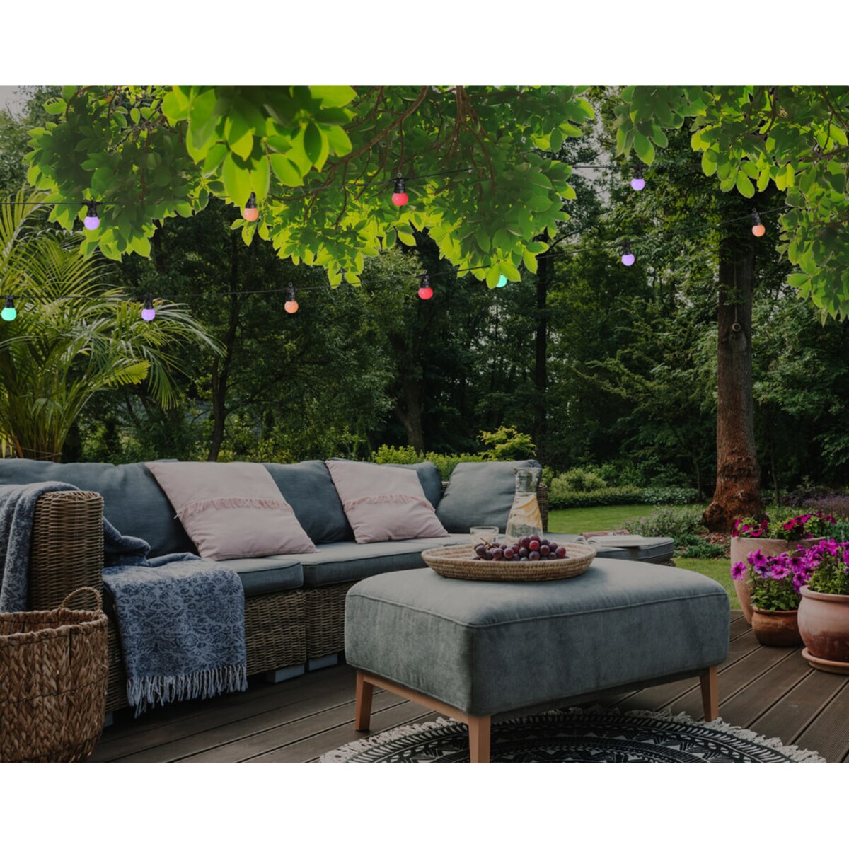 Ogrodowa girlanda light bulbs 12,5m 20 LED 0,48W multikolor