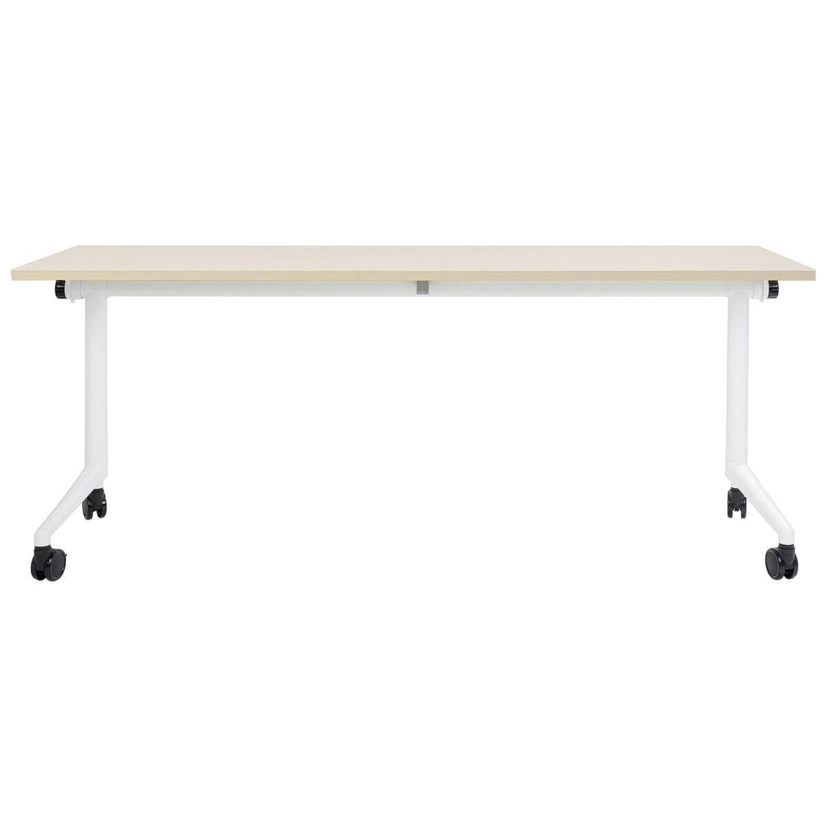 Składane biurko CAVI Jasnobrązowy 180 cm 60 cm Z kółkami