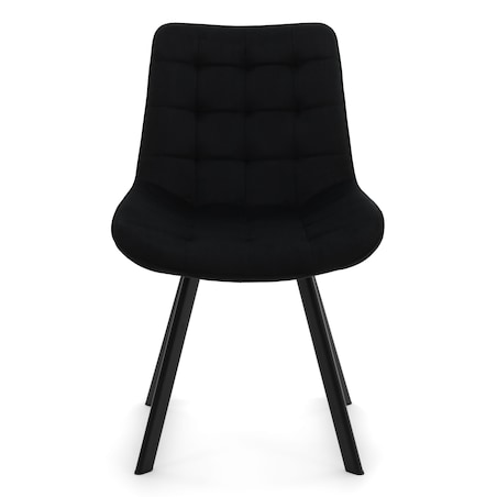 KRZESŁO TAPICEROWANE WELUROWE DO SALONU JADALNI GLAMOUR CZARNE TORI