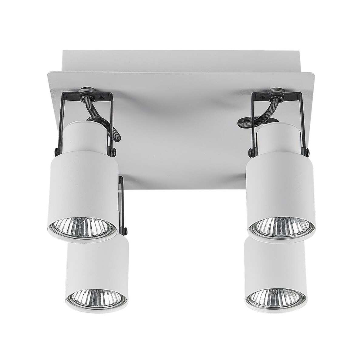 Lampa sufitowa 4-punktowa metalowa biała BONTE