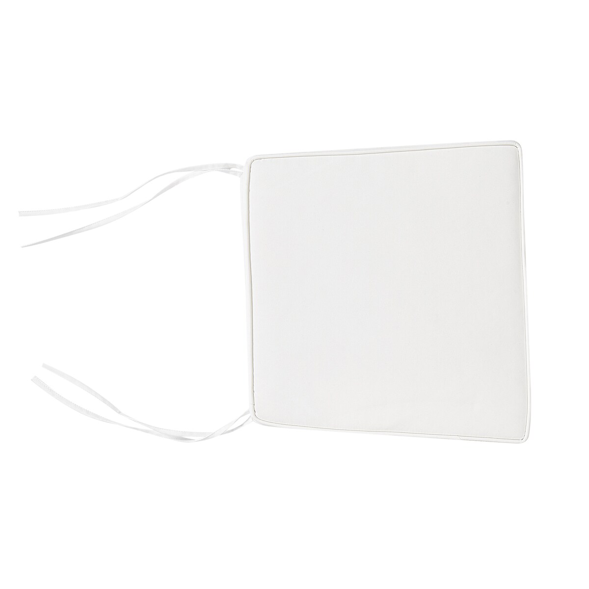 Zestaw 2 poduszek na krzesło ogrodowe TERNI 37 x 34 cm Złamana biel