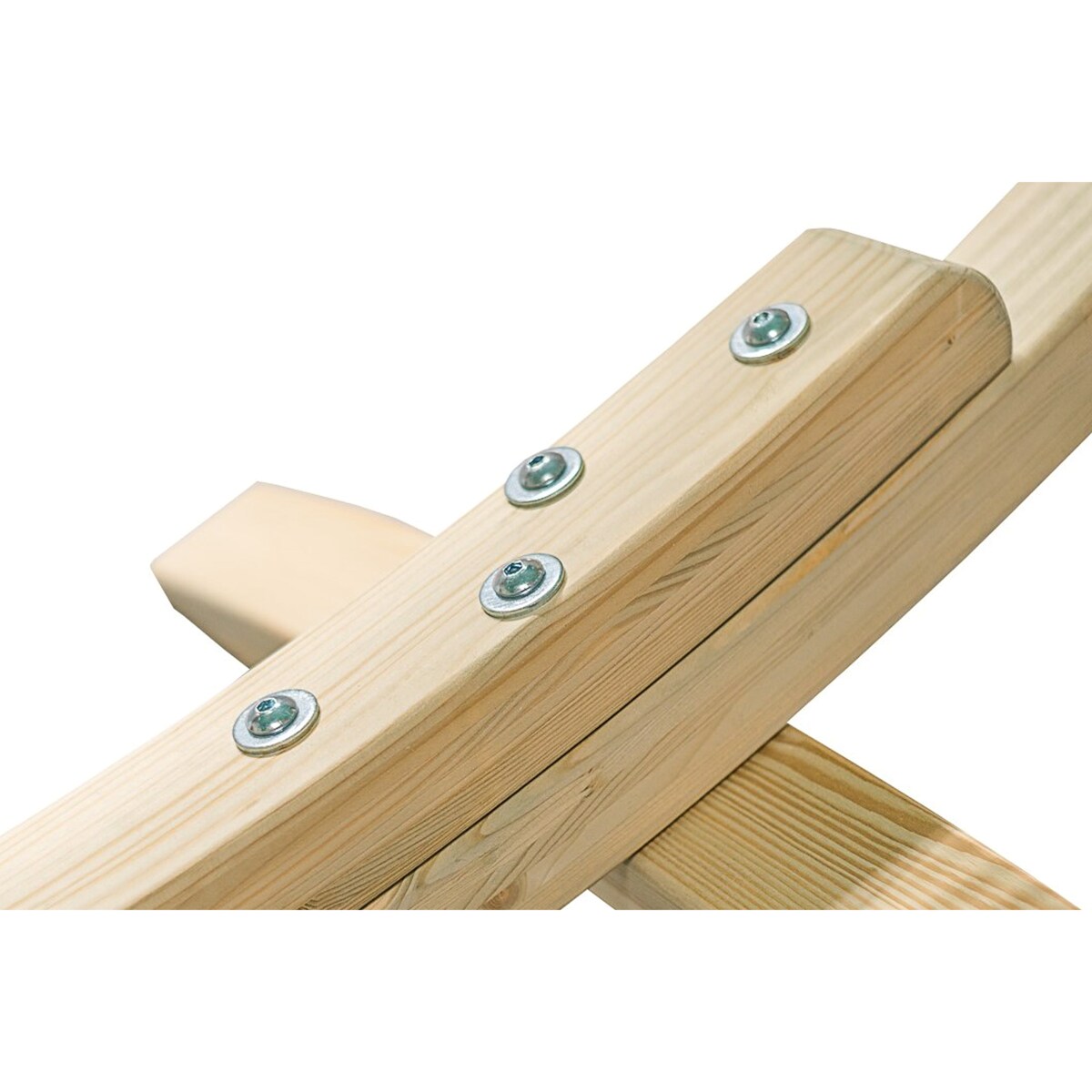 KONSIMO LENGER Drewniany hamak ogrodowy w ramie