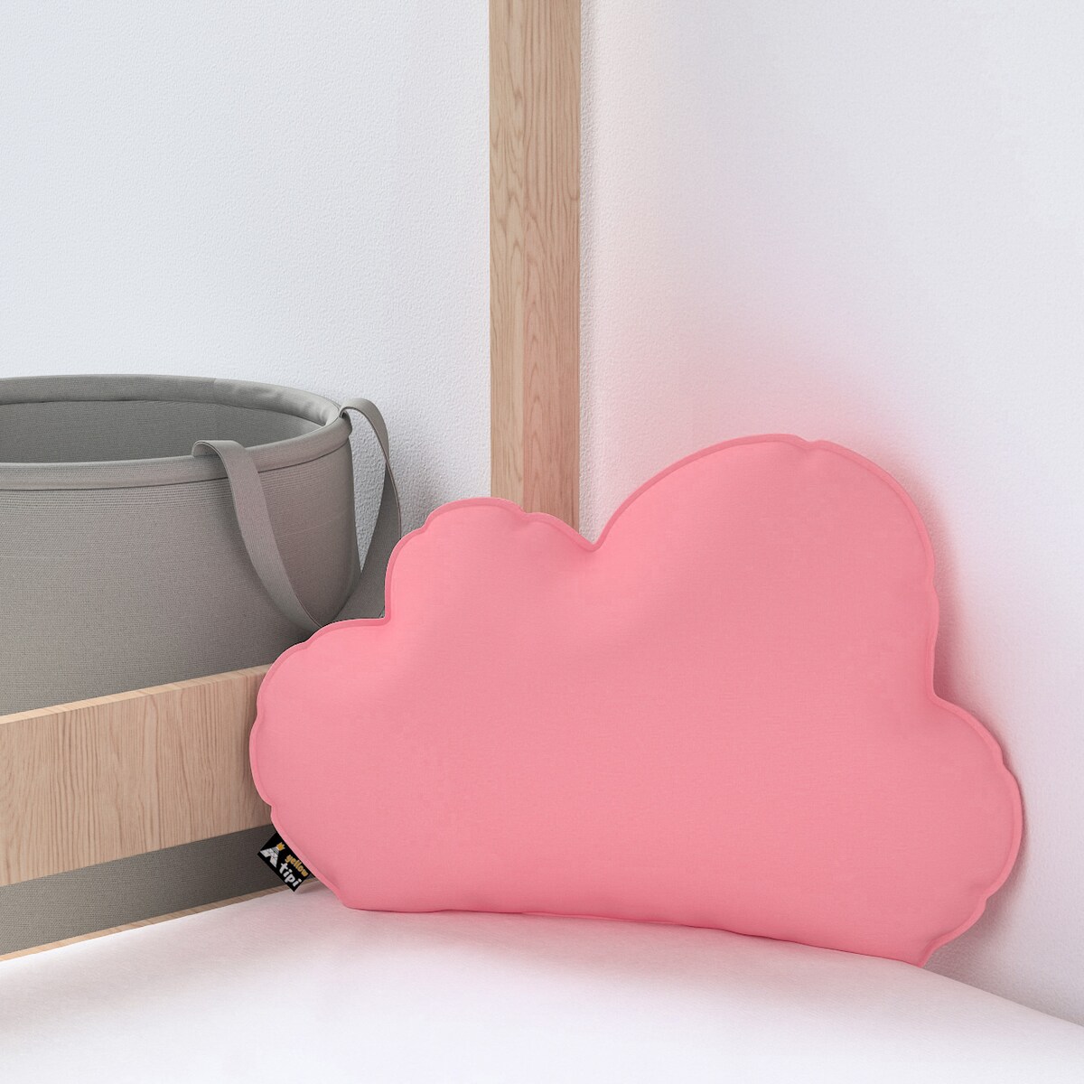 Poduszka Soft Cloud, brudny róż, 55x15x35cm, Happiness