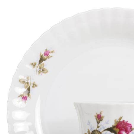 Spodek 17 cm do bulionówki Iwona Chodzieska Róża B026