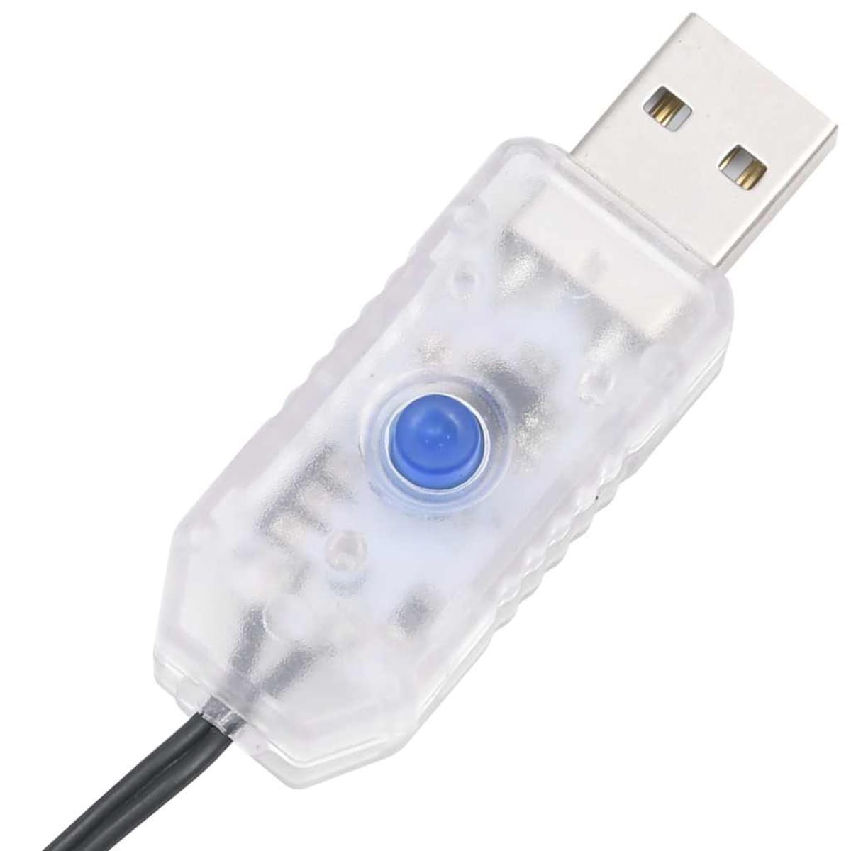 vidaXL Sznur lampek LED, 150 diod w kolorze ciepłej bieli, 15 m, PVC