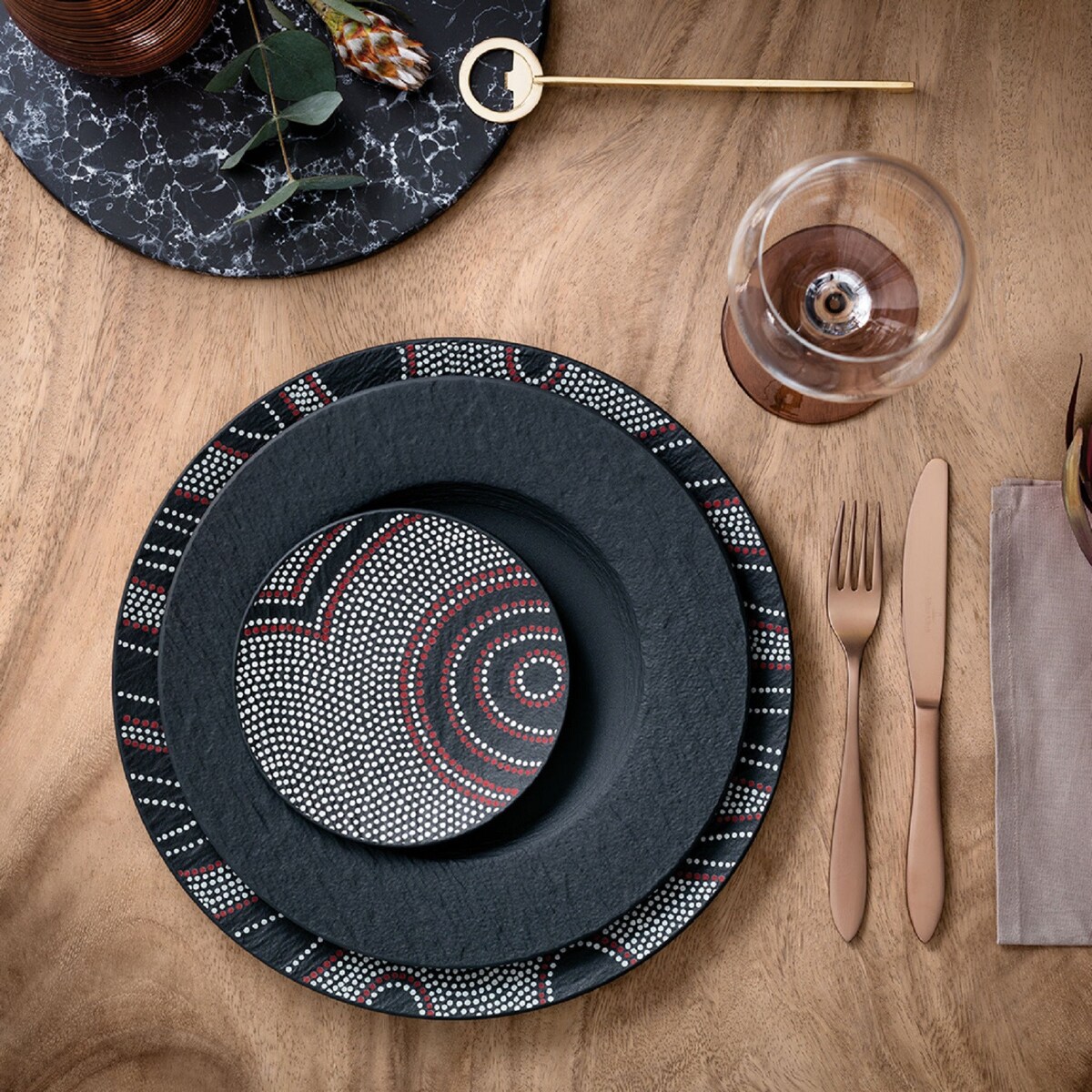 Talerz obiadowy Manufacture Rock, 27 cm, Villeroy & Boch