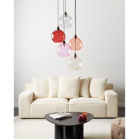 Lampa wisząca PABELLON Szkło Czerwony