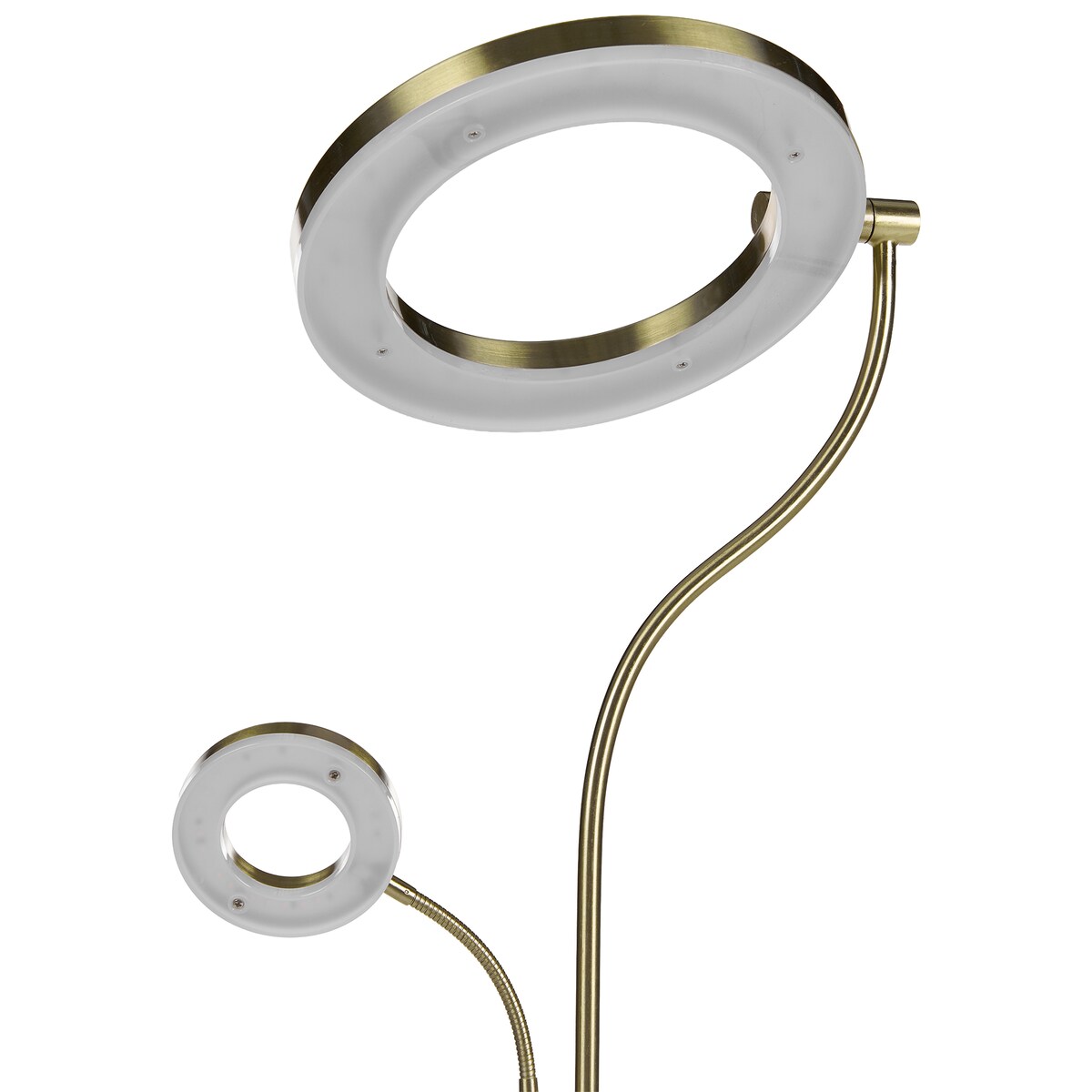 Lampa podłogowa LED AFTON Metal Mosiężny