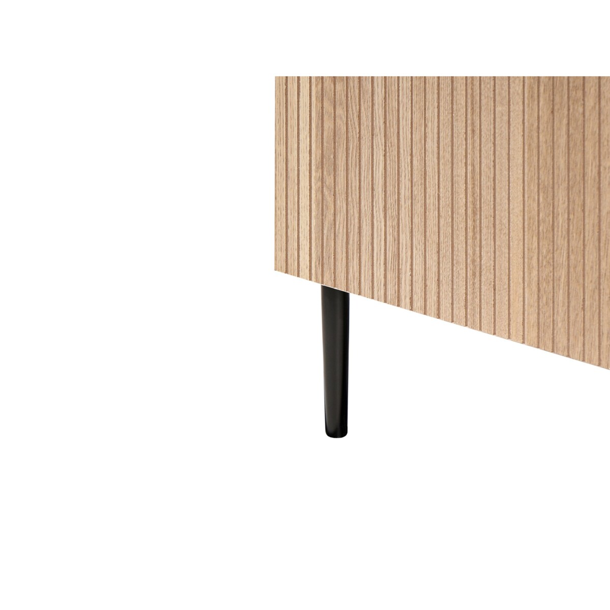 Szafka RTV BLYTHE Drewno Brązowy/ czarny