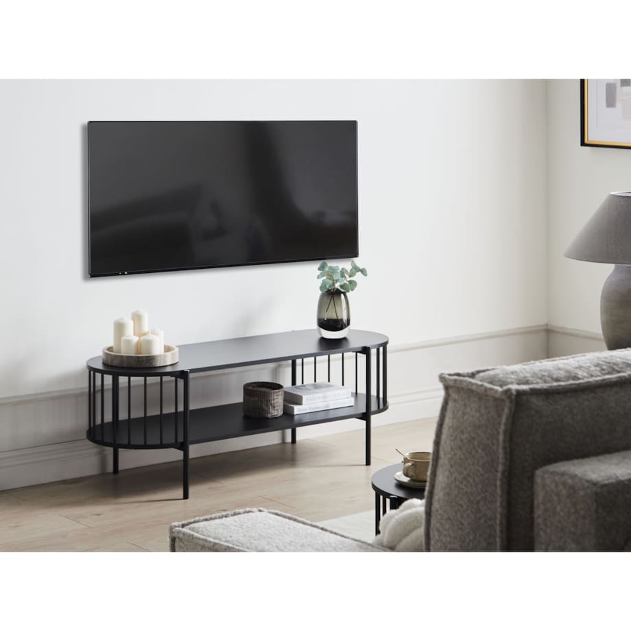 Szafka RTV Czarny OREANA