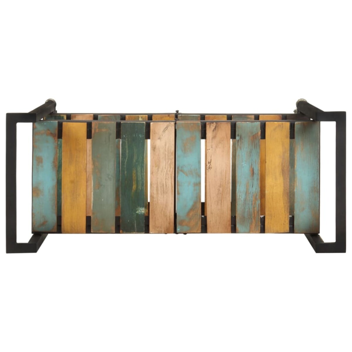 vidaXL Wózek kuchenny, 87 x 36 x 81 cm, lite drewno z odzysku