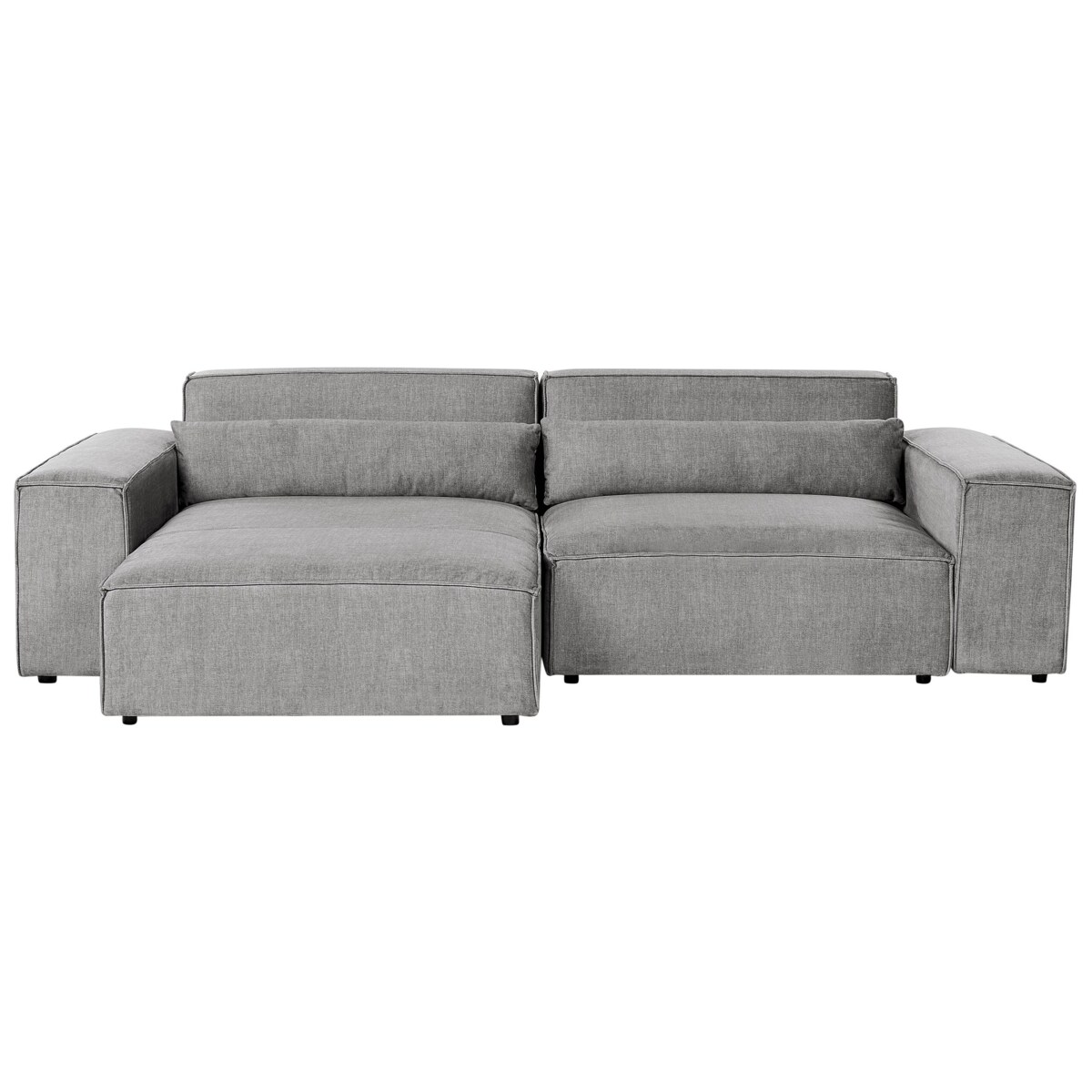 Narożnik modułowy 2-osobowy prawostronny szary HELLNAR