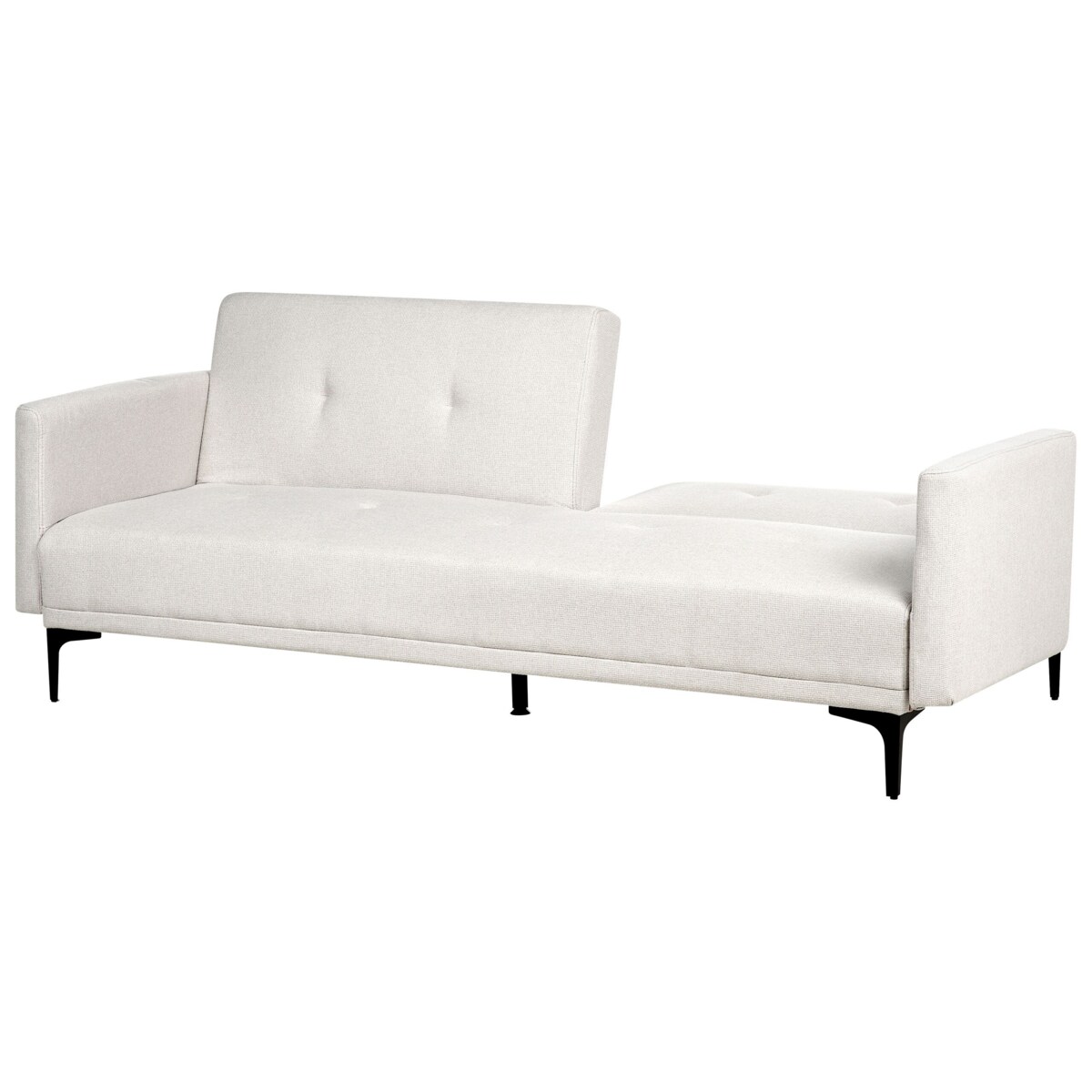 Sofa rozkładana jasnobeżowa LUCAN