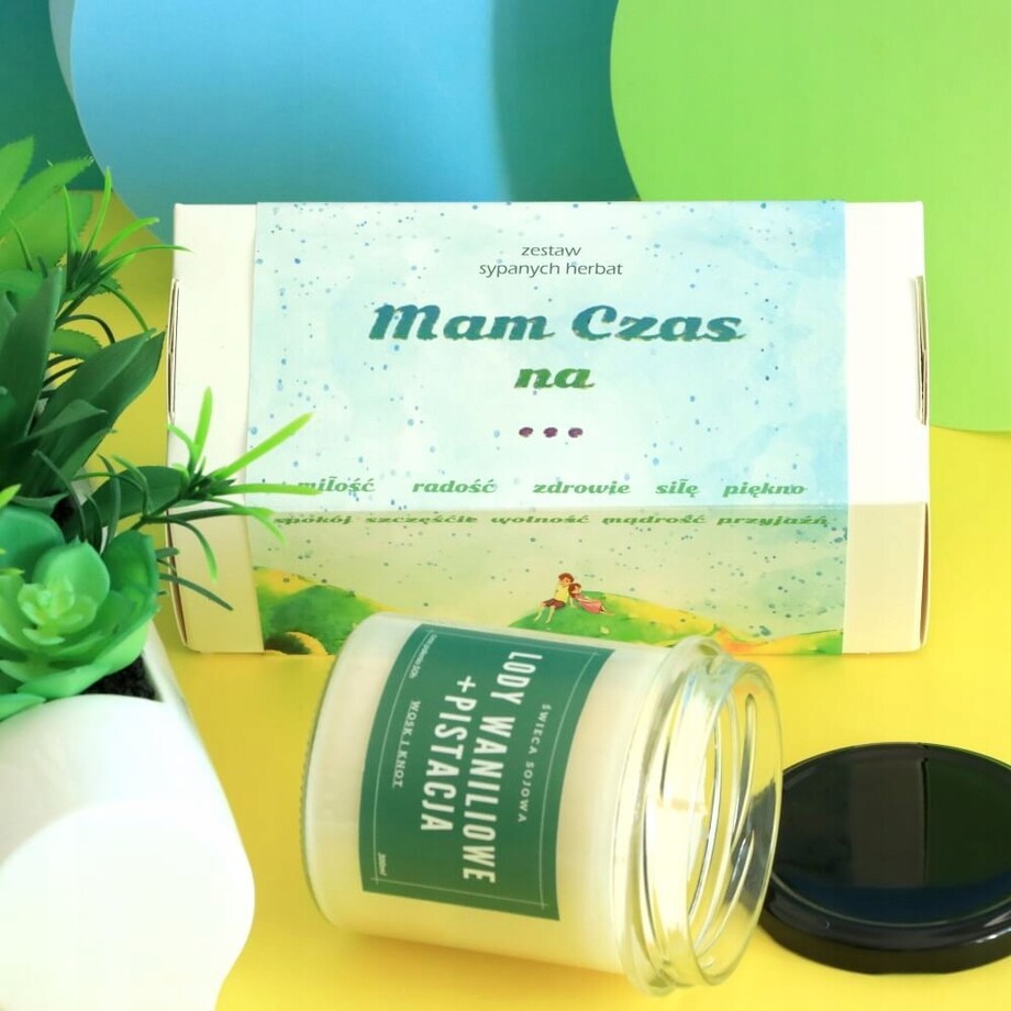 Zestaw herbat smakowych MAM CZAS NA 20 saszetek prezent podarunek upominek