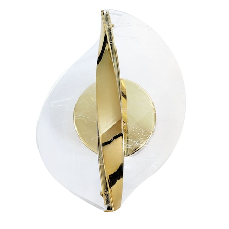 Kinkiet G128-W Led Złoty, Metal
