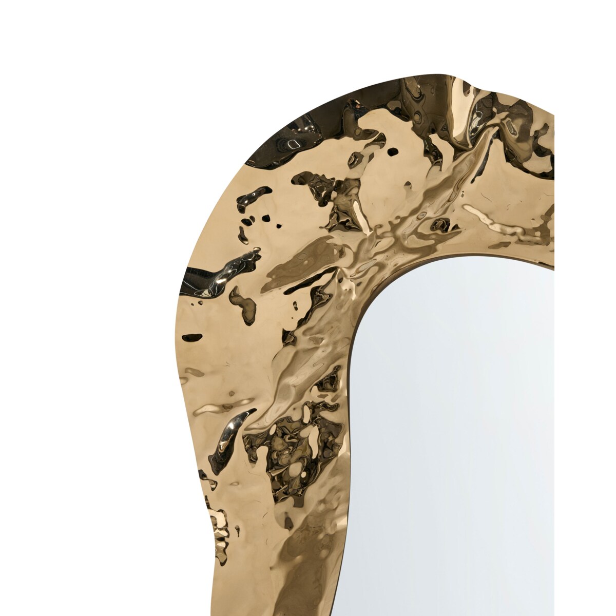 Lustro ścienne JOSSIGNY 52 cm 79 cm Złoty