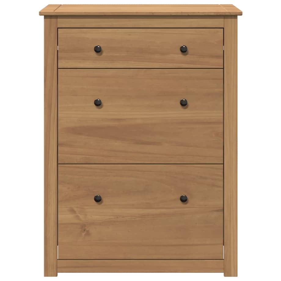 vidaXL Szafka na buty Panama, 80x35x105 cm, lite drewno sosnowe