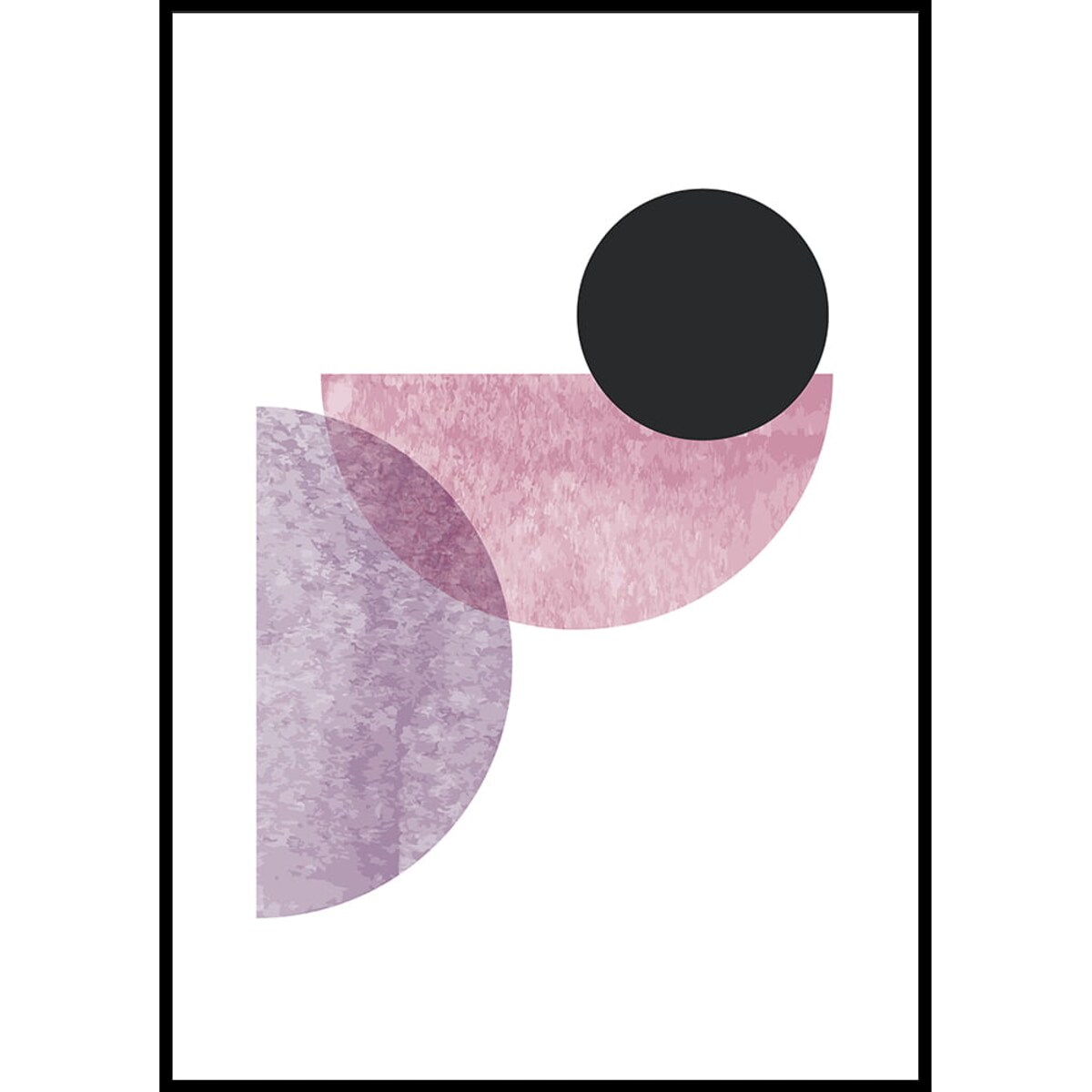 plakat semi-circular forms no 2 50x70 cm