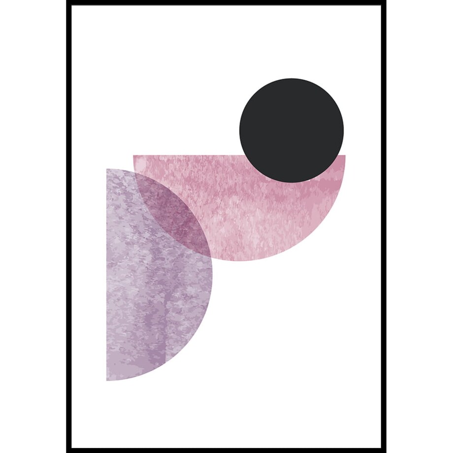 plakat semi-circular forms no 2 50x70 cm