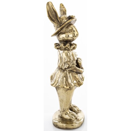 Dekoracja - króliczka 48x19,5x16 cm MALJUNA-4 złota big
