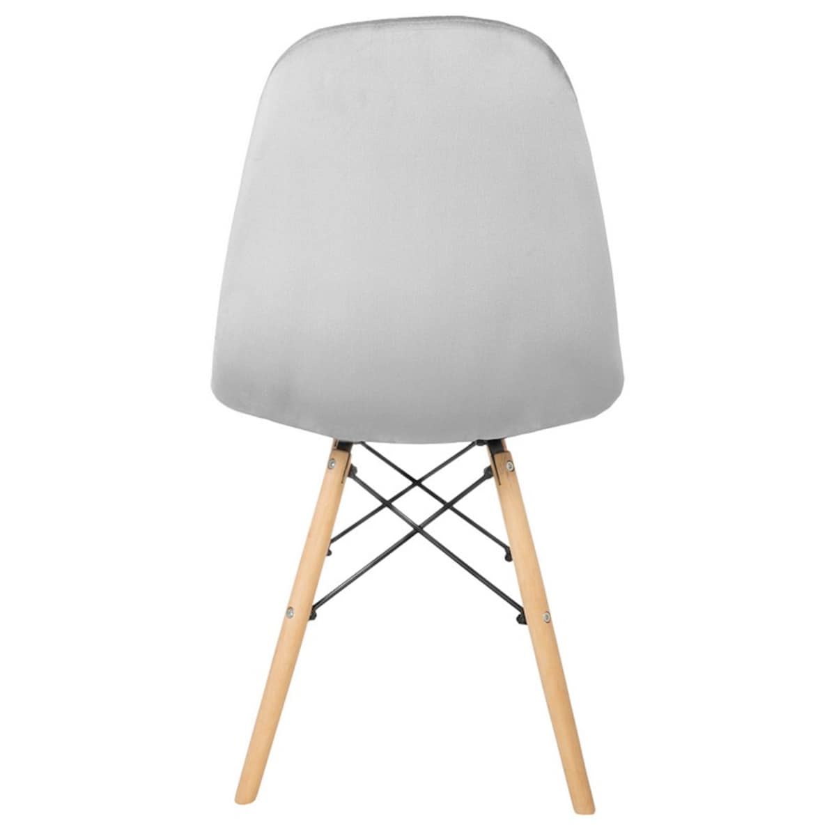 Krzesło Tapicerowane Welurowe Do Jadalni Salonu Pikowane Skandynawskie