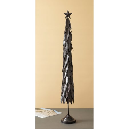 FIGURKA ŚWIĄTECZNA DUŻA WYSOKA 80cm CHOINKA LOFT METALOWA NA ŚWIĘTA PREZENT