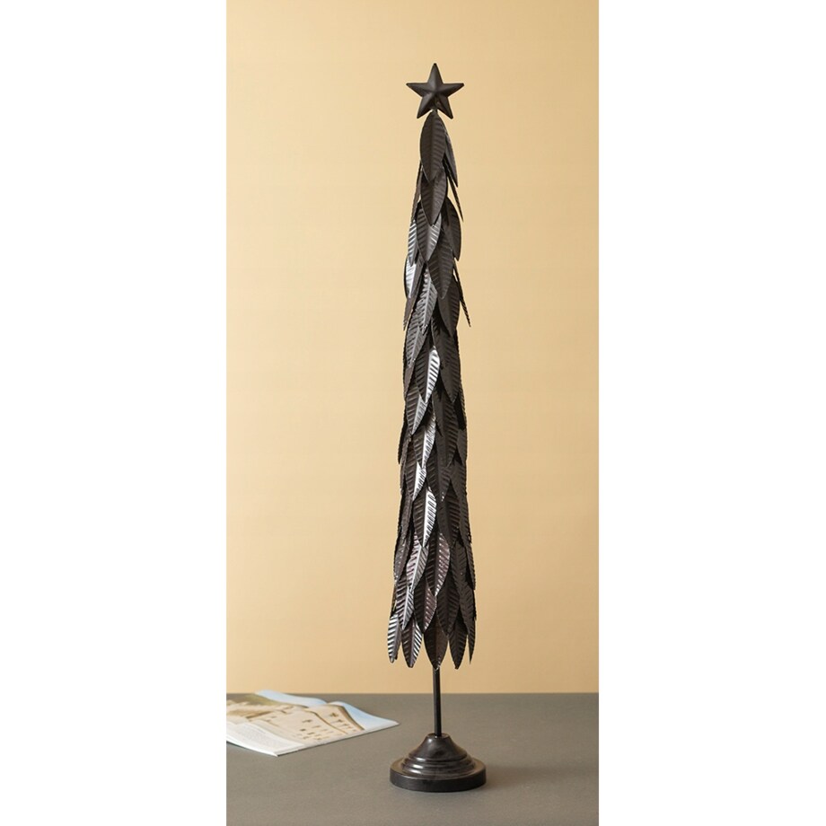 FIGURKA ŚWIĄTECZNA DUŻA WYSOKA 80cm CHOINKA LOFT METALOWA NA ŚWIĘTA PREZENT