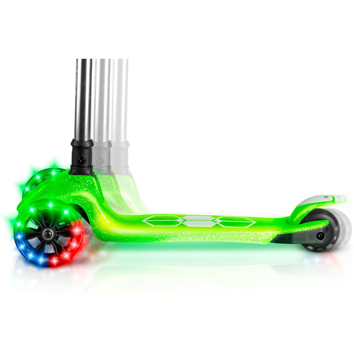 Hulajnoga trójkołowa dla dzieci Ricokids Jelly balansowa świecąca w ciemności 765900