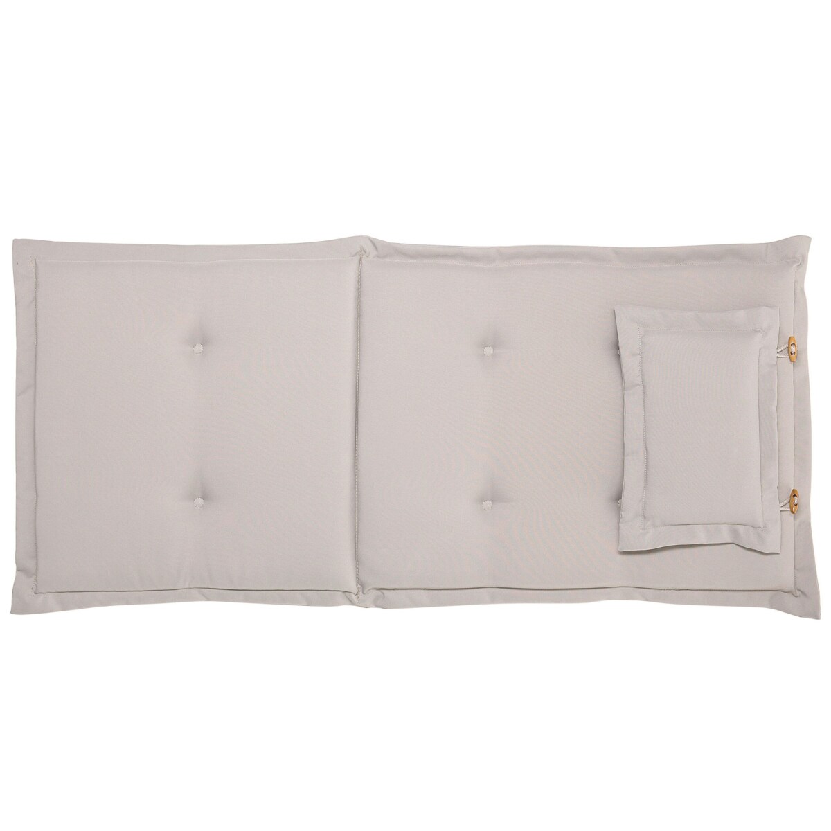 Zestaw 2 poduszek na krzesła ogrodowe beżowoszary MAUI