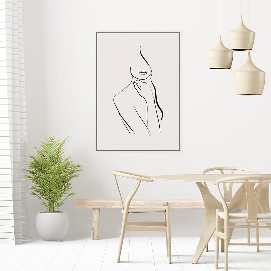 plakat line art woman no 1 30x40 cm