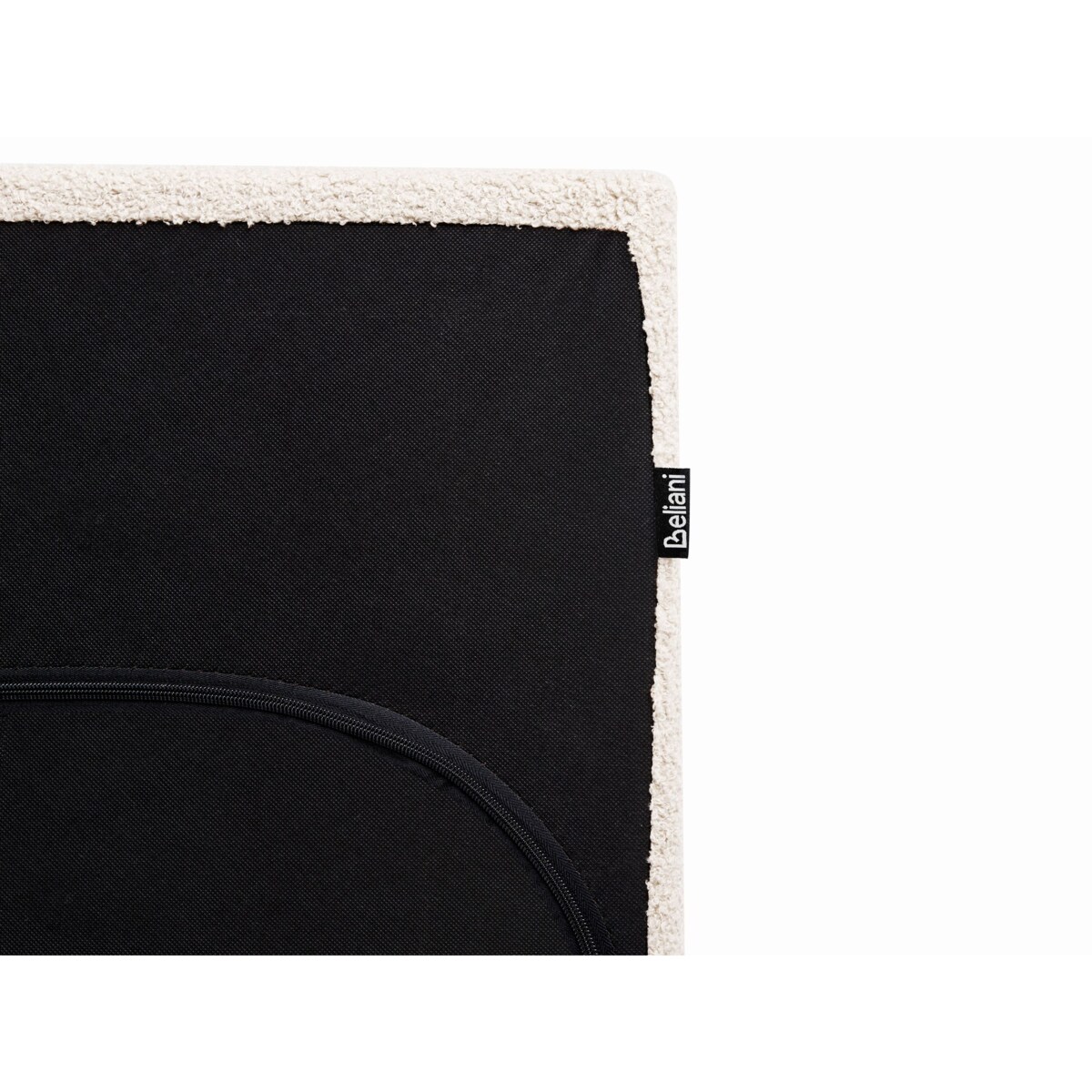 Łóżko Boucle ALBI 180 x 200 cm Złamana biel