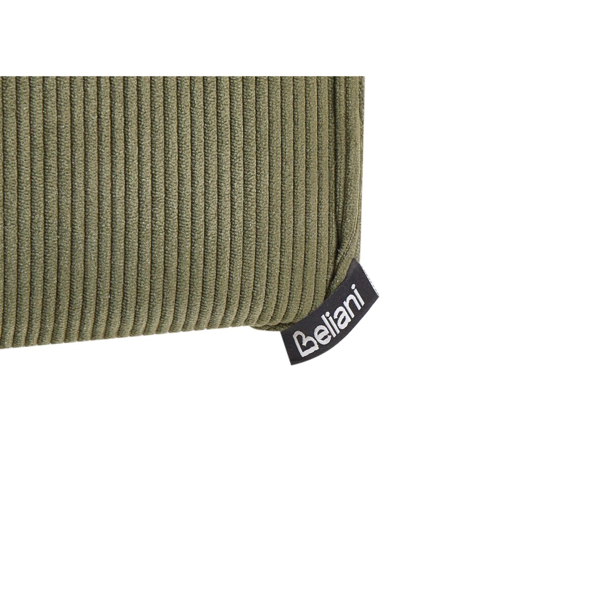 Puf sztruksowy ciemnozielony VINITA