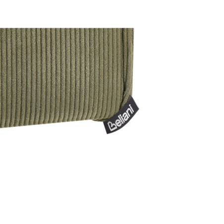 Puf sztruksowy ciemnozielony VINITA