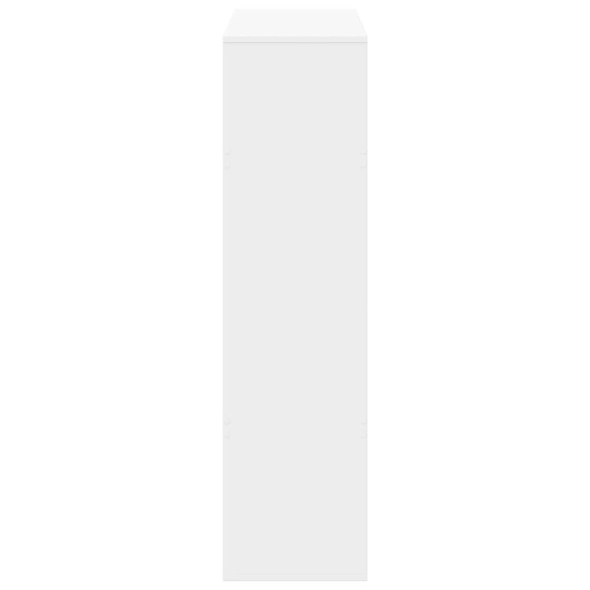 vidaXL Regał/przegroda, biały, 100x33x125,5cm, materiał drewnopochodny